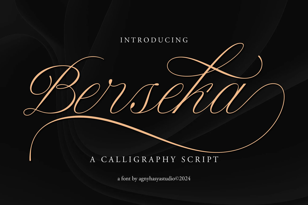 Font Calligraphy cho mùa cưới TH Berseka Việt hóa Font Calligraphy cho mùa cưới TH Berseka Việt hóa